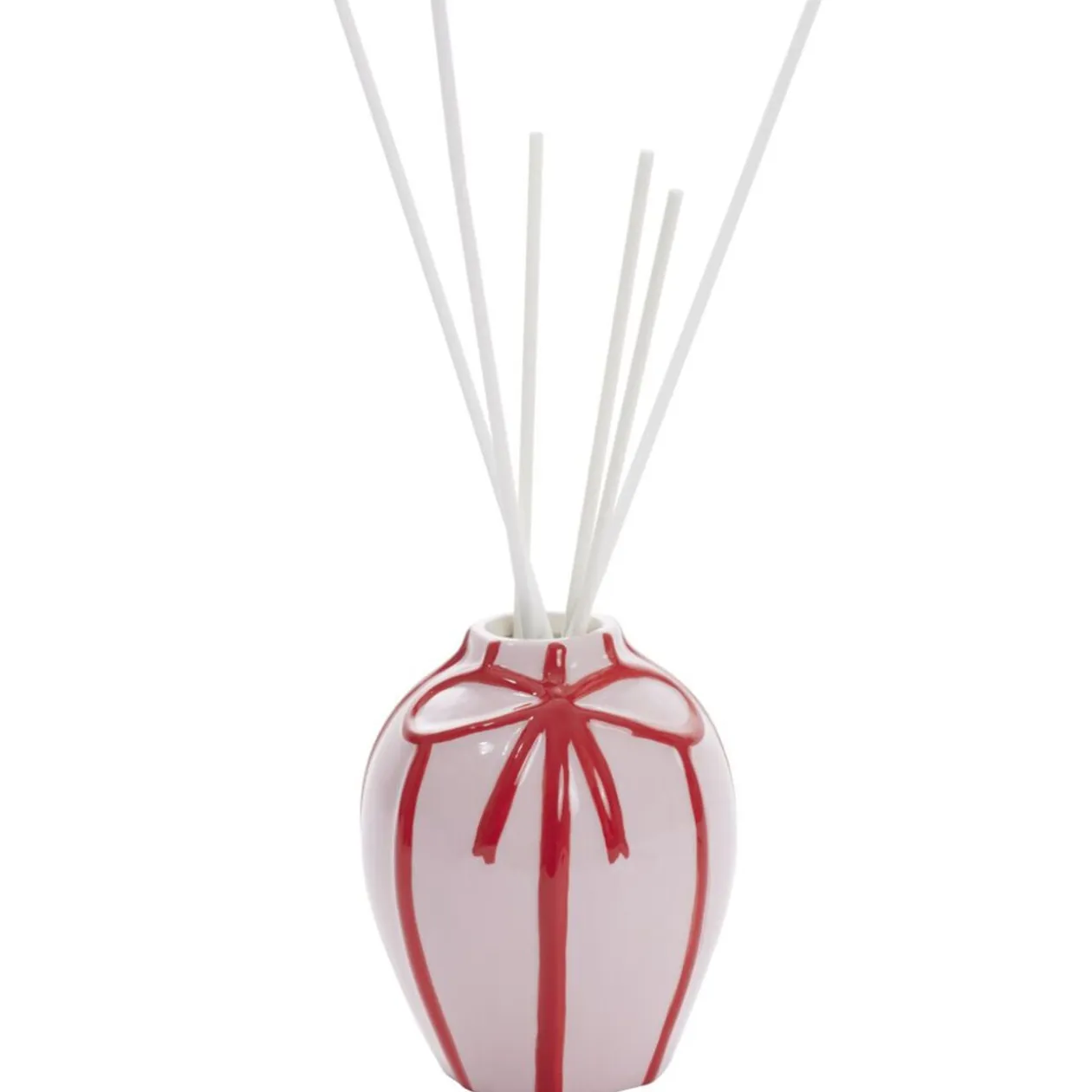 Diffuseur en grès motifs noeuds senteur rose et bergamote 100ml