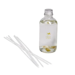Diffuseur senteur avec pierres semi précieuses et 6 bâtonnets - 4 modèles