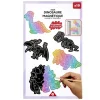 Dinosaure à gratter papier magnétique x10 < Gifi New