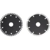 Disque diamant acier 125/115mm x2