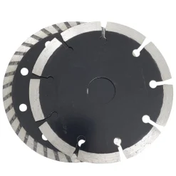 Disque diamant acier 125/115mm x2