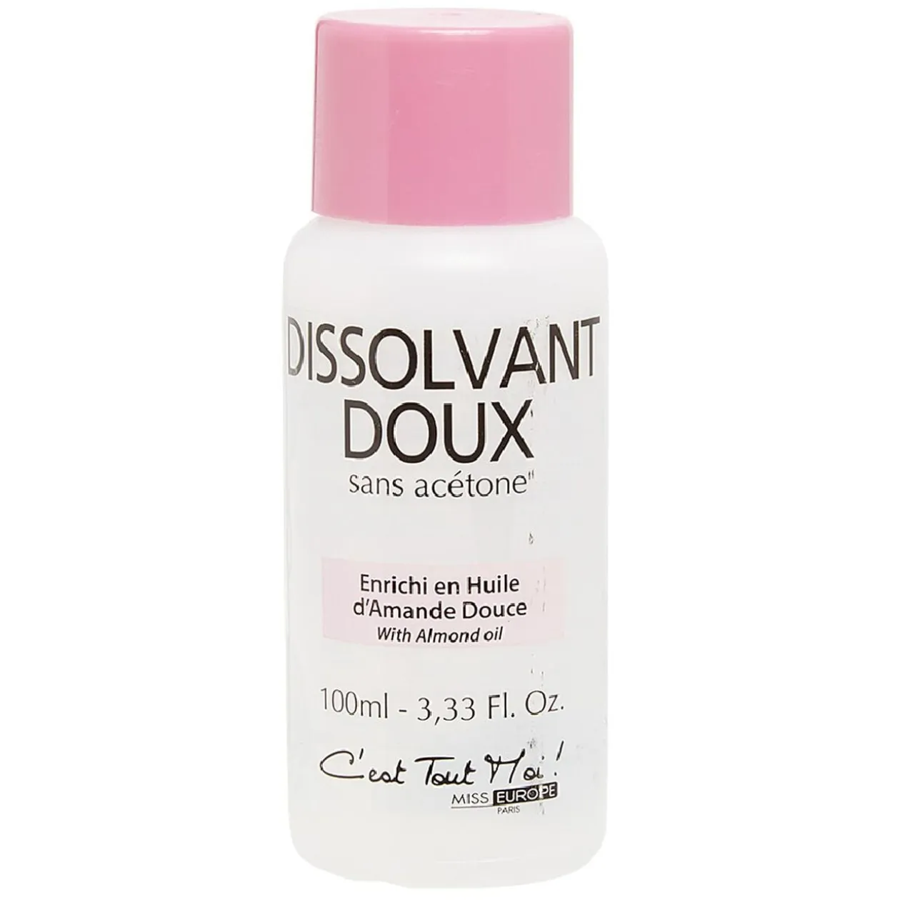 Dissolvant sans acétone