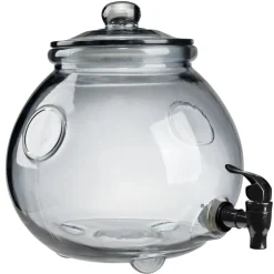 Distributeur de boisson Halloween 5,8L marmite verre transparent Ø23xH25,5cm