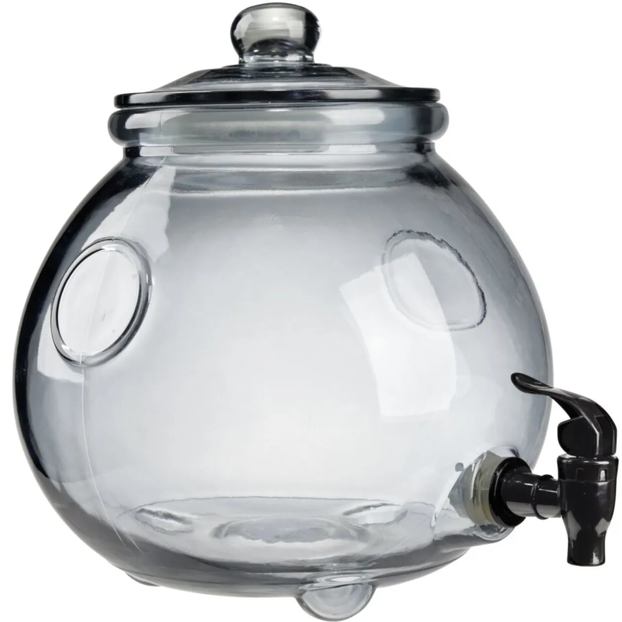 Distributeur de boisson Halloween 5,8L marmite verre transparent Ø23xH25,5cm