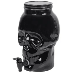 Distributeur de boisson tête de mort en verre