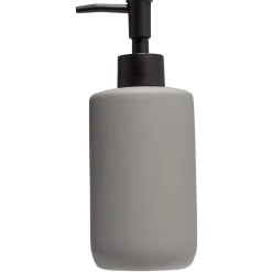 Distributeur de savon céramique gris Ø7xH18,5cm < Gifi Clearance