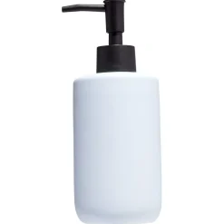 Distributeur de savon céramique bleu Ø7xH18,5cm < Gifi Best