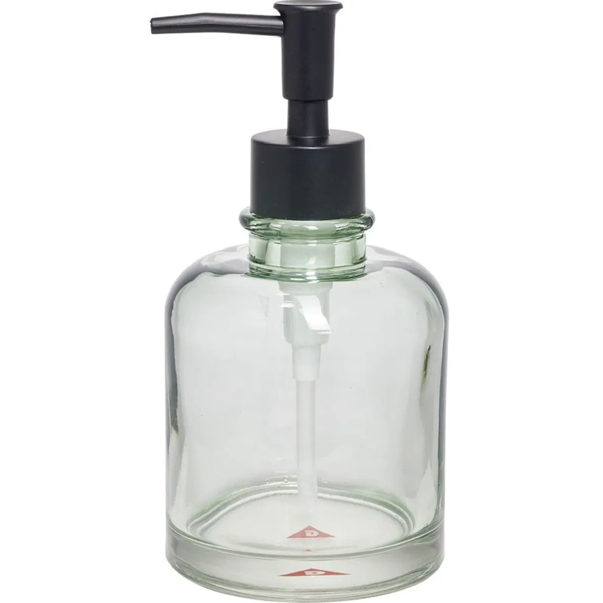 Distributeur de savon en verre transparent vert Ø8xH17cm < Gifi Clearance