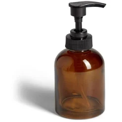 Distributeur de savon 100ml verre marron