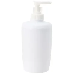 Distributeur à savon en plastique uni blanc < Gifi Discount
