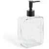 Distributeur à savon 500ml inscription Pure Soap en verre 4 coloris
