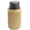 Distributeur savon plastique imitation bois Ø7,6xH17,5cm < Gifi Best
