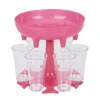 Distributeur à shooter avec 6 verres