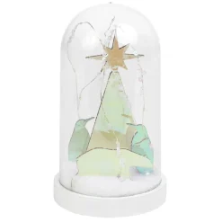 Dôme lumineux 10 LEDs pingouins et ours iridescent Ø11xH20cm < Gifi Online