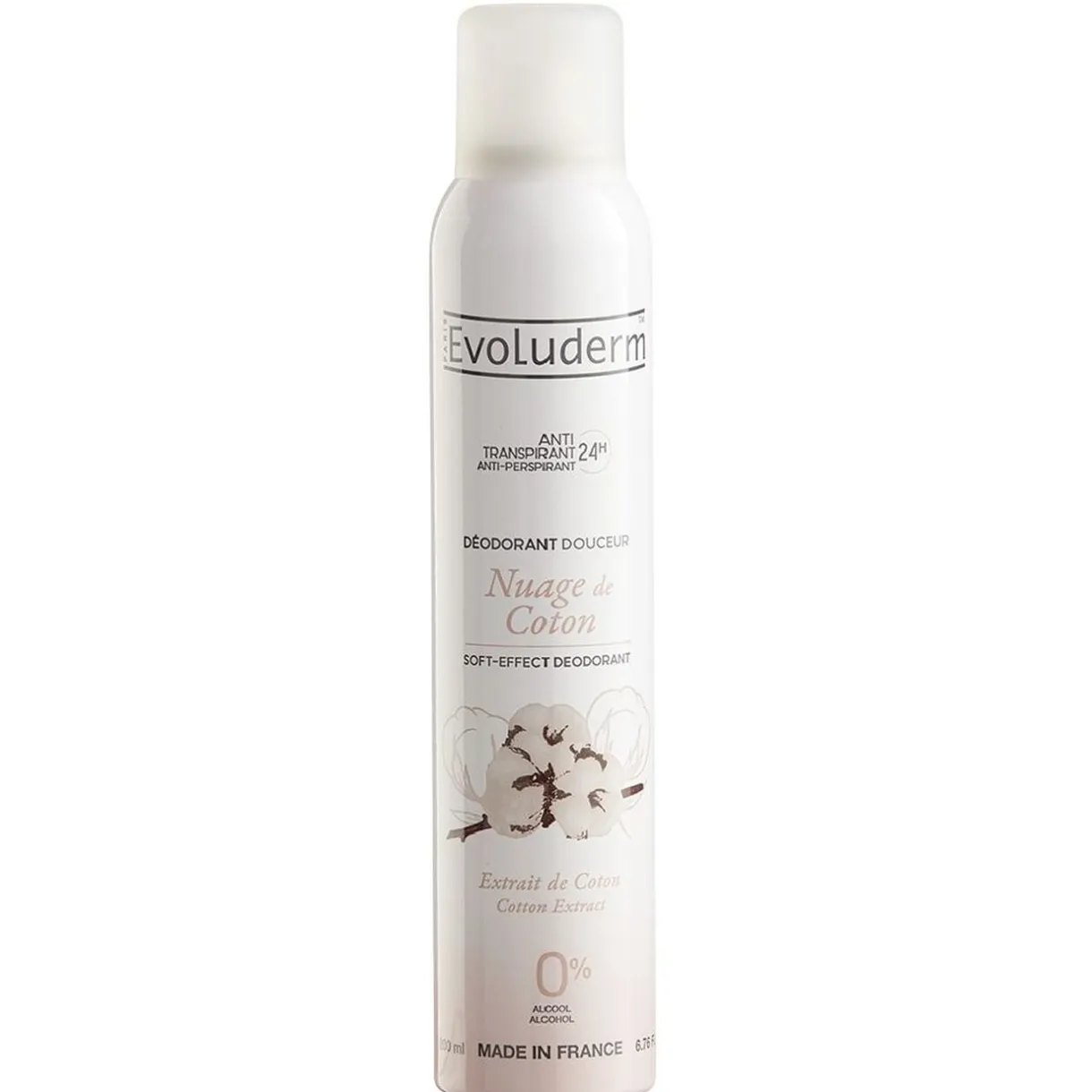 Déodorant Evoluderm nuage coton douceur 200 ml < Gifi