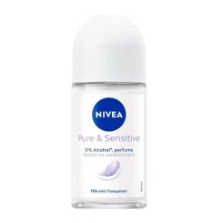 Déodorant roll on Nivea anti-transpirant Pure & Sensitive 72h 50ml < Gifi New
