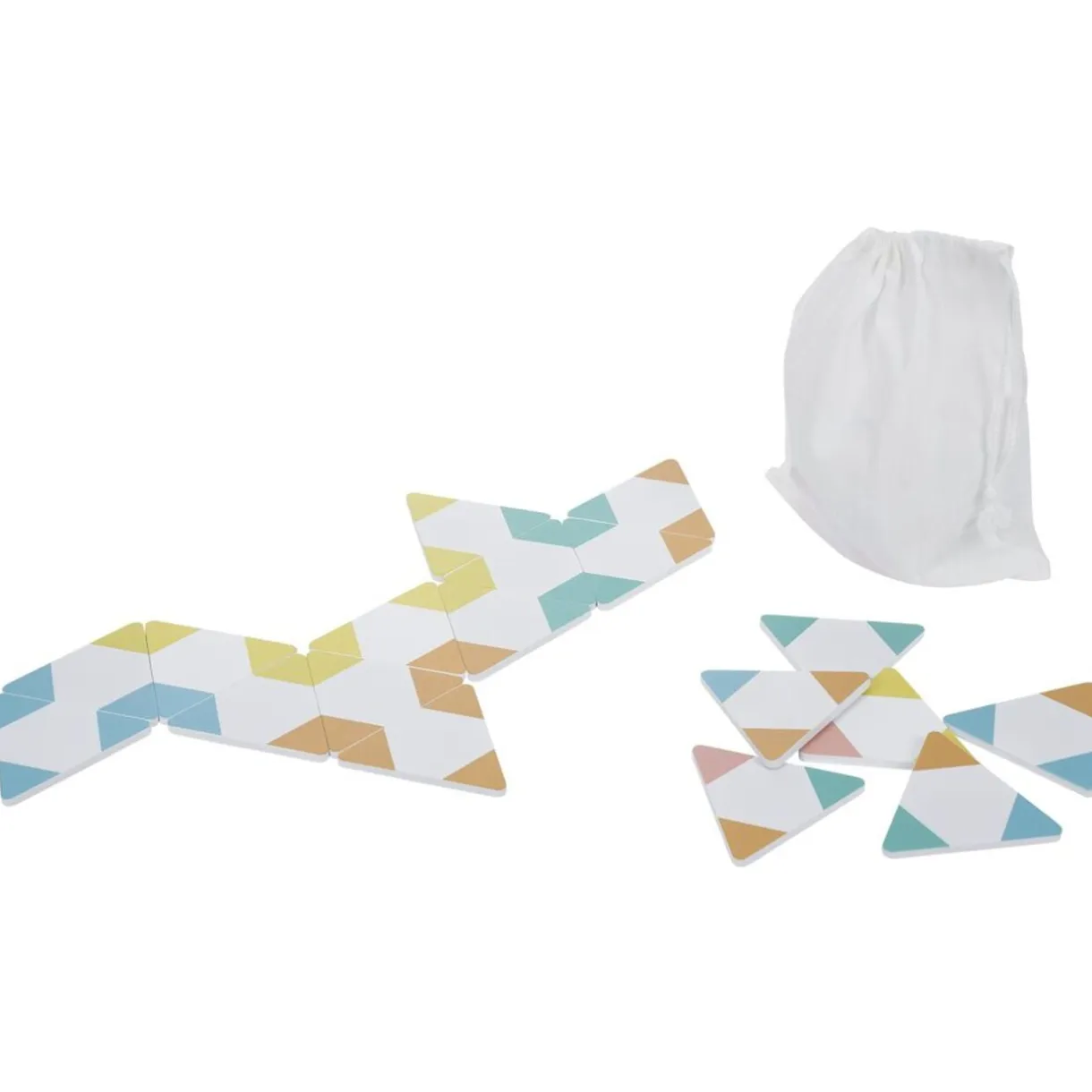 Dominos triangulaires XL en bois < Gifi