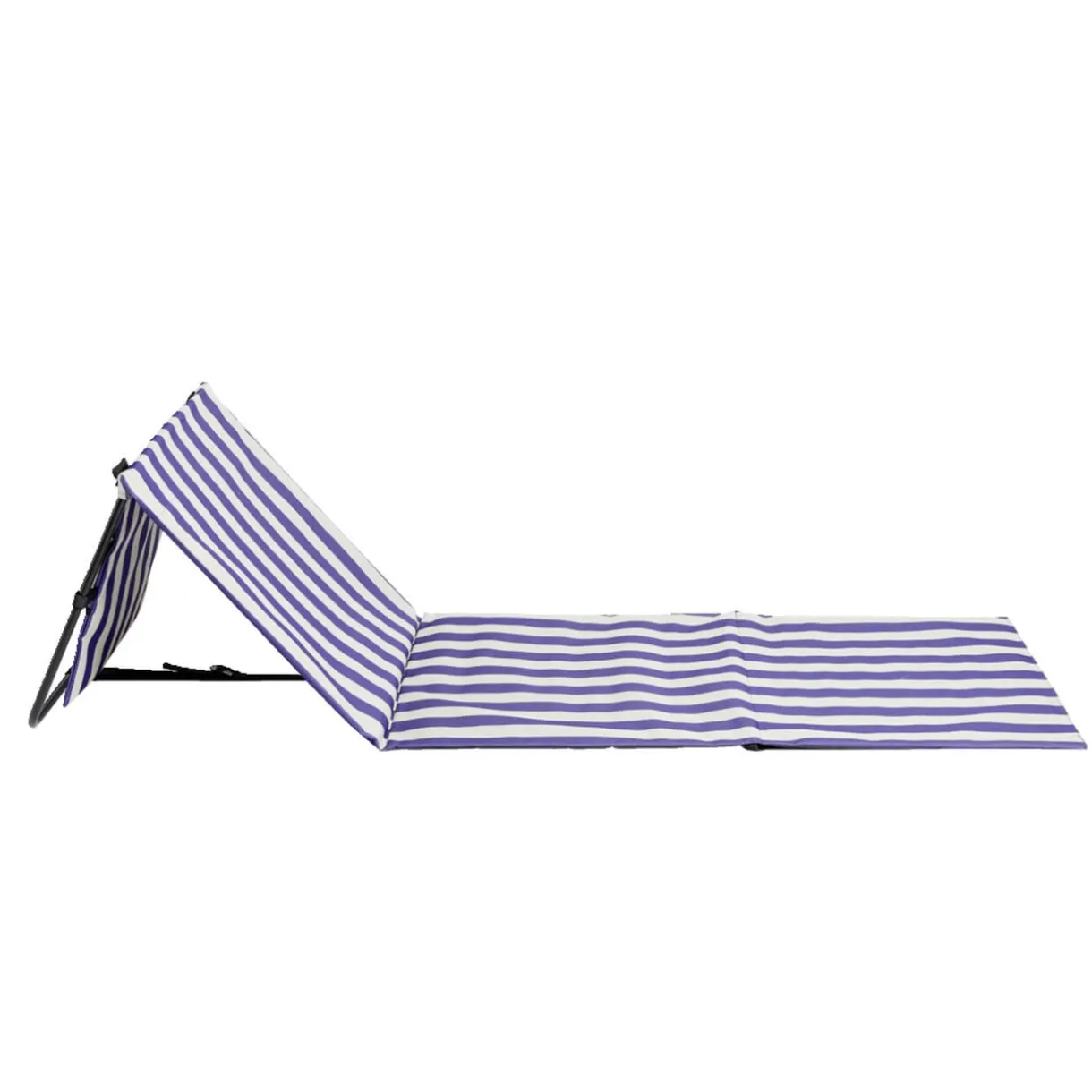 Dossier de plage marinière bleu et blanc 143x51xH41cm < Gifi New