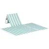 Dossier de plage XL Funky rayure vert blanc 153x148xH41cm < Gifi Discount