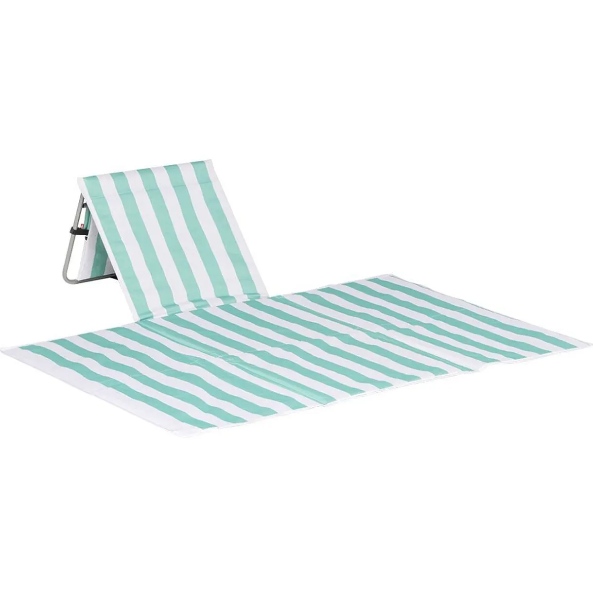 Dossier de plage XL Funky rayure vert blanc 153x148xH41cm < Gifi Discount