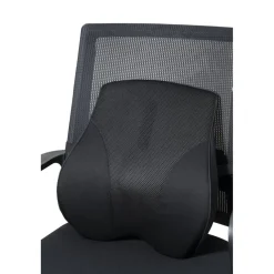 Dossier lombaire chaise de bureau mémoire de forme noir 43x11xH39,5cm < Gifi Hot