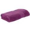 Drap de bain éponge en coton uni 100x150cm (4 modèles)