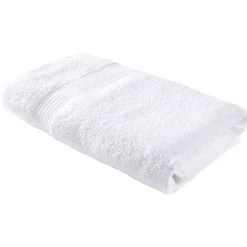 Drap de bain 70x130cm coton blanc craie < Gifi Outlet