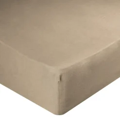 Drap-housse 2 personnes microfibre uni 140x200cm (4 modèles)