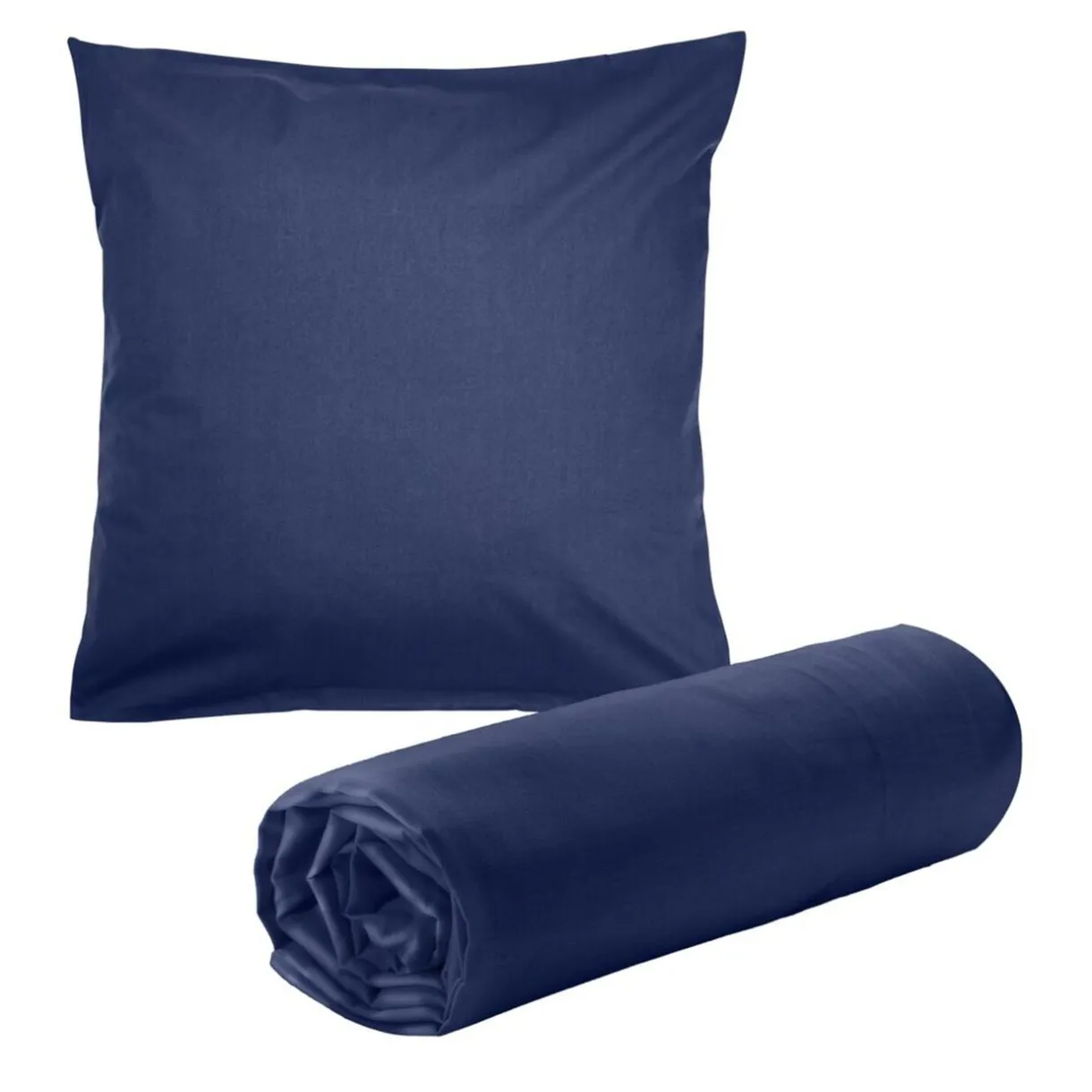 Drap housse 90x190cm avec 1 taie oreiller 63x63cm uni (3 modèles) < Gifi Outlet