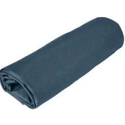 Drap housse 160x200cm 100% coton bleu marine < Gifi