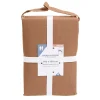 Drap housse 140x190cm 100% coton percale rouge