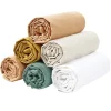 Drap housse 90x190cm 100% coton percale vert < Gifi Outlet