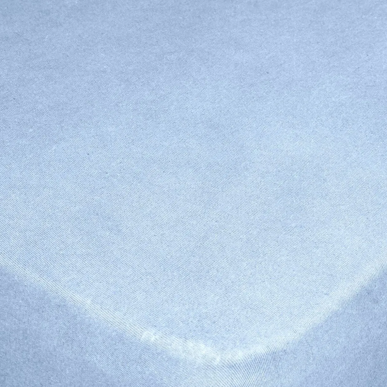 Drap housse 160x200cm 2 personnes polyester uni bleu