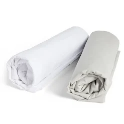 Drap housse 90x190cm polycoton blanc < Gifi Discount