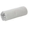 Drap plat uni gris 2 personnes