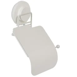Dérouleur papier toilette à ventouse blanc < Gifi Discount