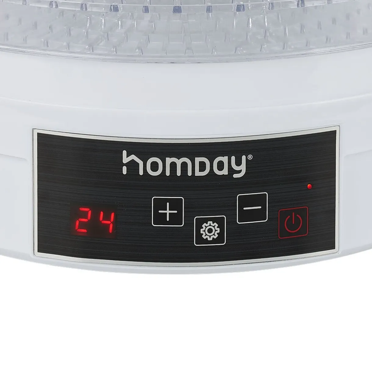 Déshydrateur alimentaire Homday 350W ABS blanc Ø30cm < Gifi New