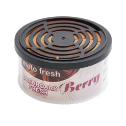 Désodorisant pour voiture x2 forme ronde senteur citron Ø7xH3,5cm