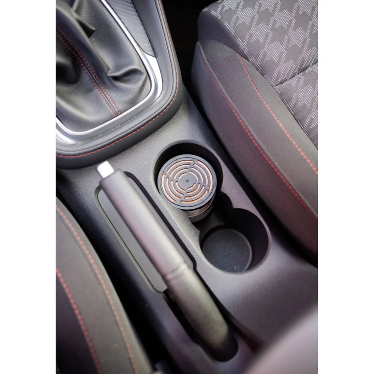 Désodorisant pour voiture x2 forme ronde senteur citron Ø7xH3,5cm