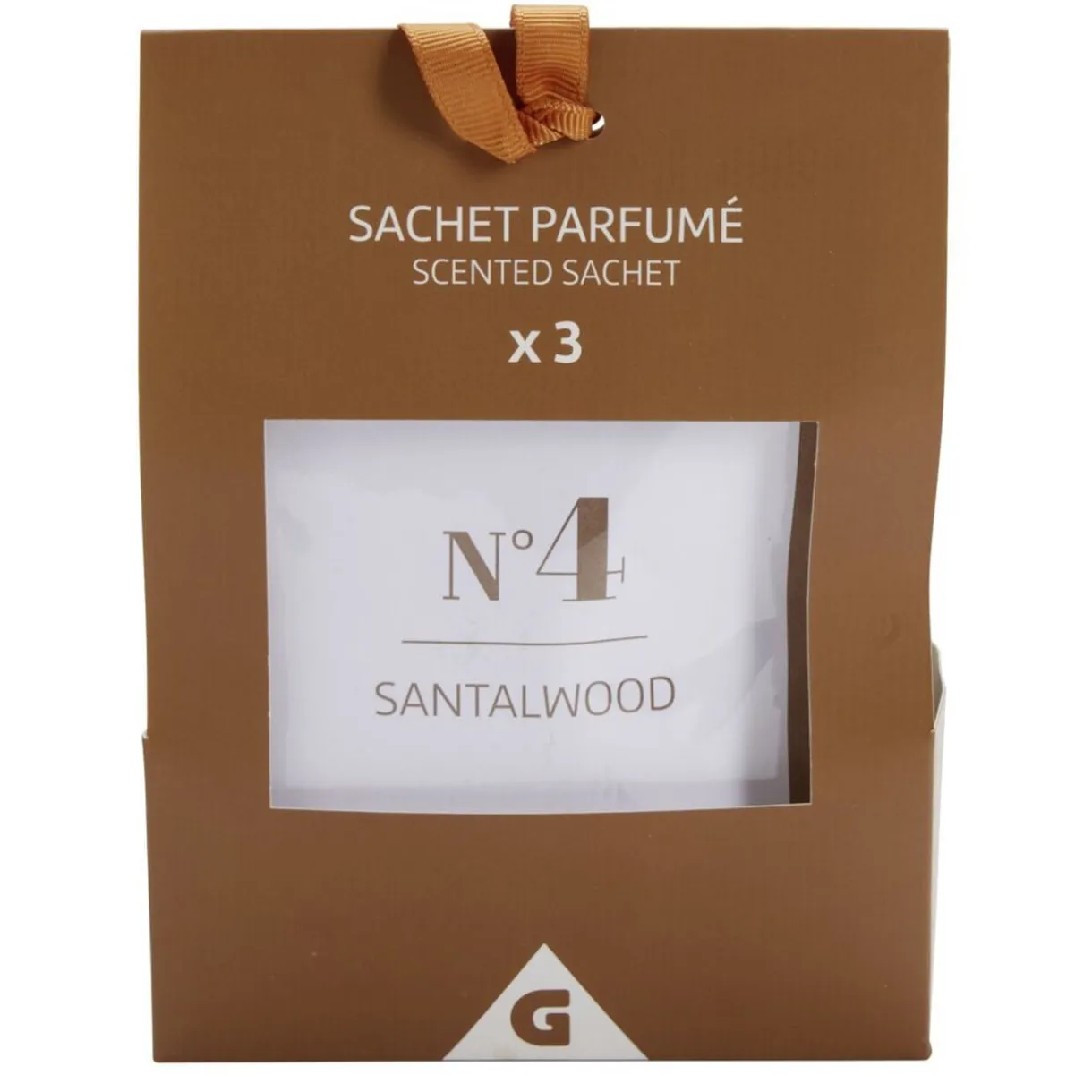 Désodorisant sachet parfumé x3 senteur bois de santal 3x5gr < Gifi