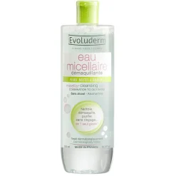 Eau micellaire Evoluderm démaquillante peaux mixtes 500 ml