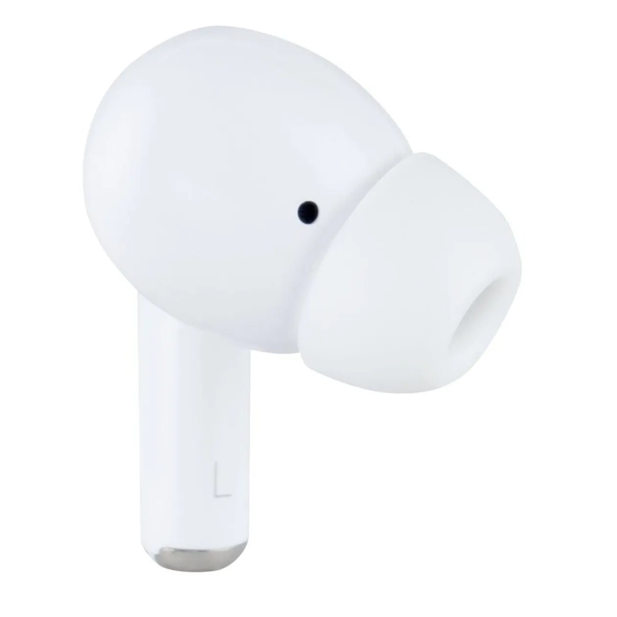 Ecouteurs bluetooth écran tactile blanc 6x2,5xH4,5cm