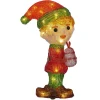 Elfe de Noël lumineux 30LED blanc chaud H30cm