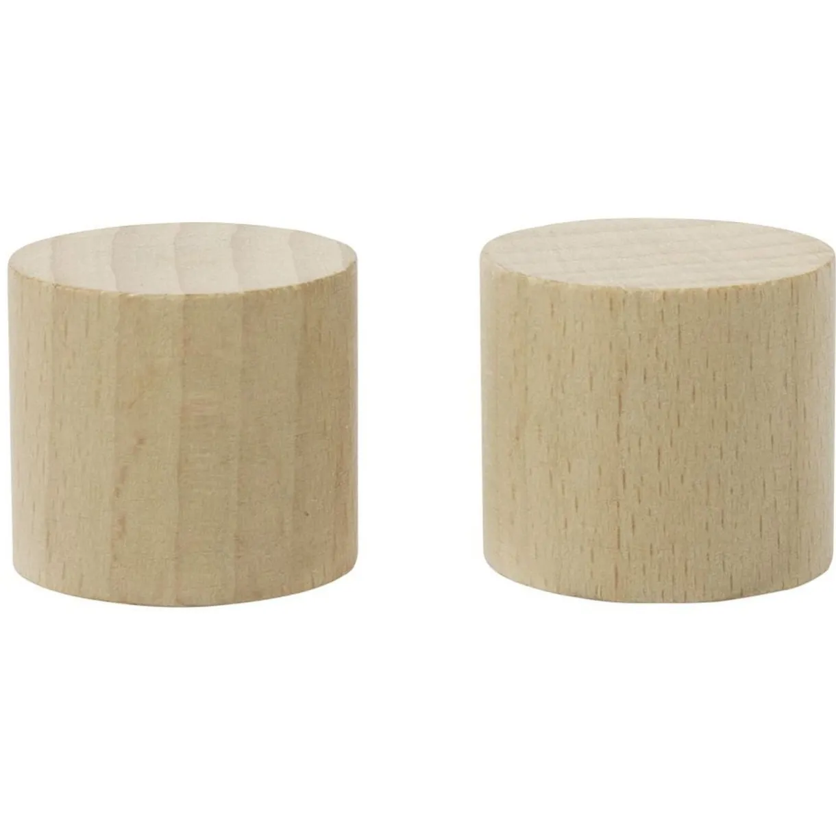 Embout de tringle forme bouchon en bois naturel Ø20mm x2 < Gifi Clearance