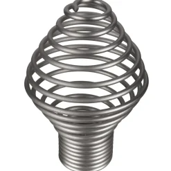 Embout pour tringle à rideaux x2 couleur métal nickel < Gifi Discount