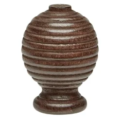 Embouts X2 Bois Boule strie < Gifi Outlet