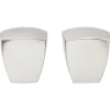 Embout tringle à rideau Ø20mm cubique aluminium brossé x2 < Gifi Clearance
