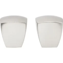 Embout tringle à rideau Ø20mm cubique aluminium brossé x2 < Gifi Clearance