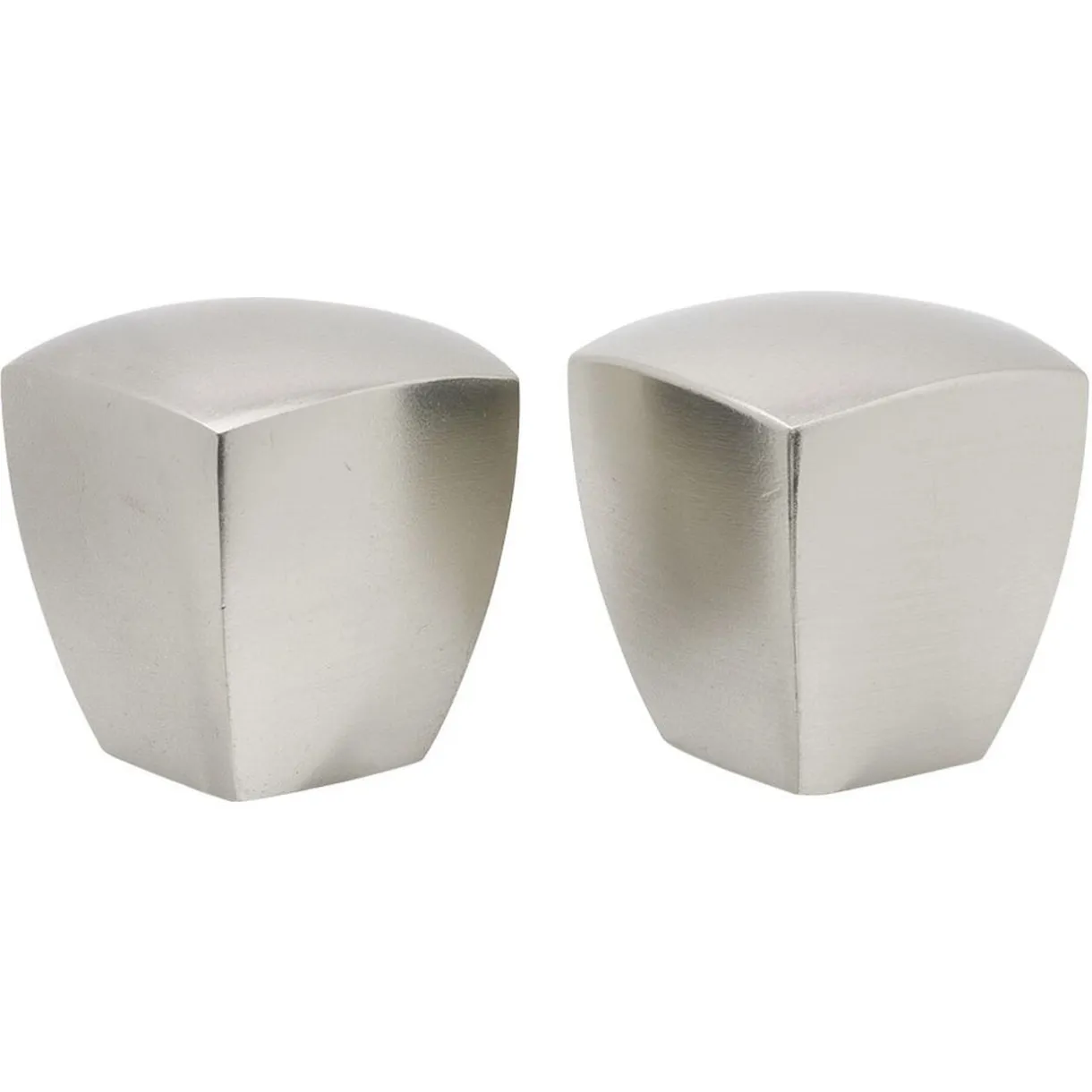 Embout tringle à rideau Ø20mm cubique aluminium brossé x2 < Gifi Clearance
