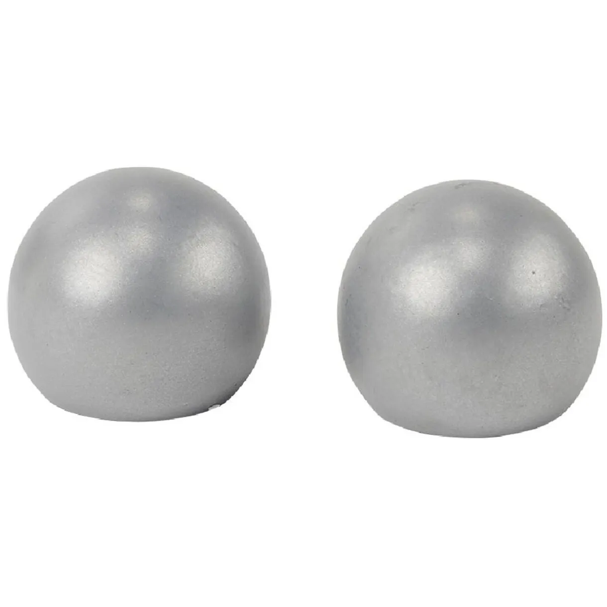 Embout tringle à rideau Ø16 mm métal forme boule gris mat x2 < Gifi Hot
